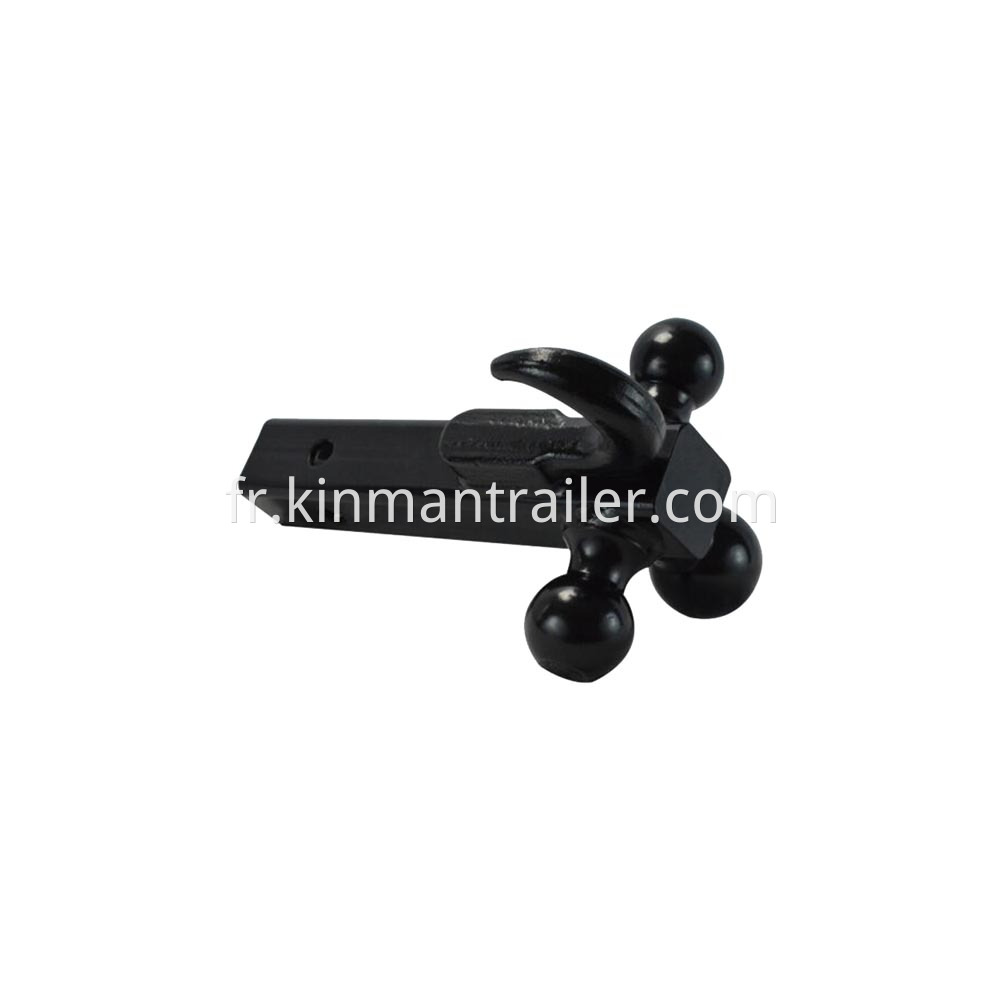 Triple Ball Trailer Hitch Mount with Hook